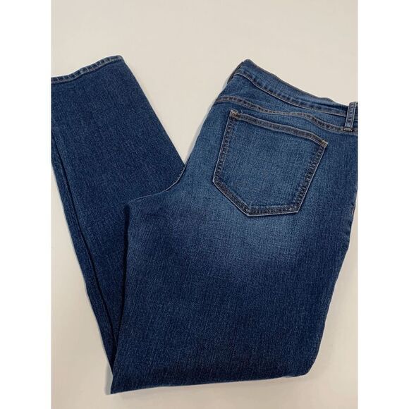 Old Navy The Diva Women's Denim Jeans Skinny Mid Rise Blue Wash Size 14R - Picture 1 of 7